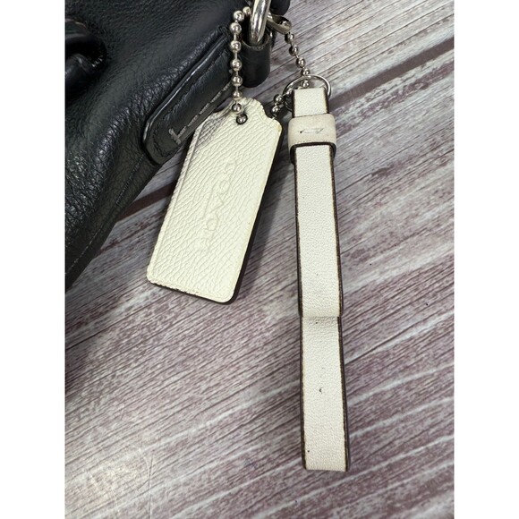 Coach Park Leather Swingpack F49170 Black Shoulder Crossbody Bag Messenger - Picture 2 of 16